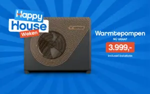 happy house weken warmtepomp actie
