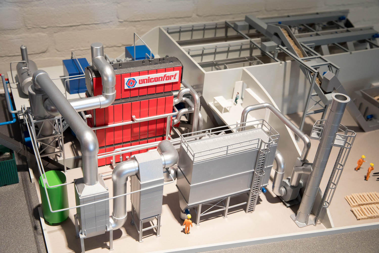Hoppenbrouwers Techniek werkte mee aan een project in de biomassacentrale bij Dongen Pallets
