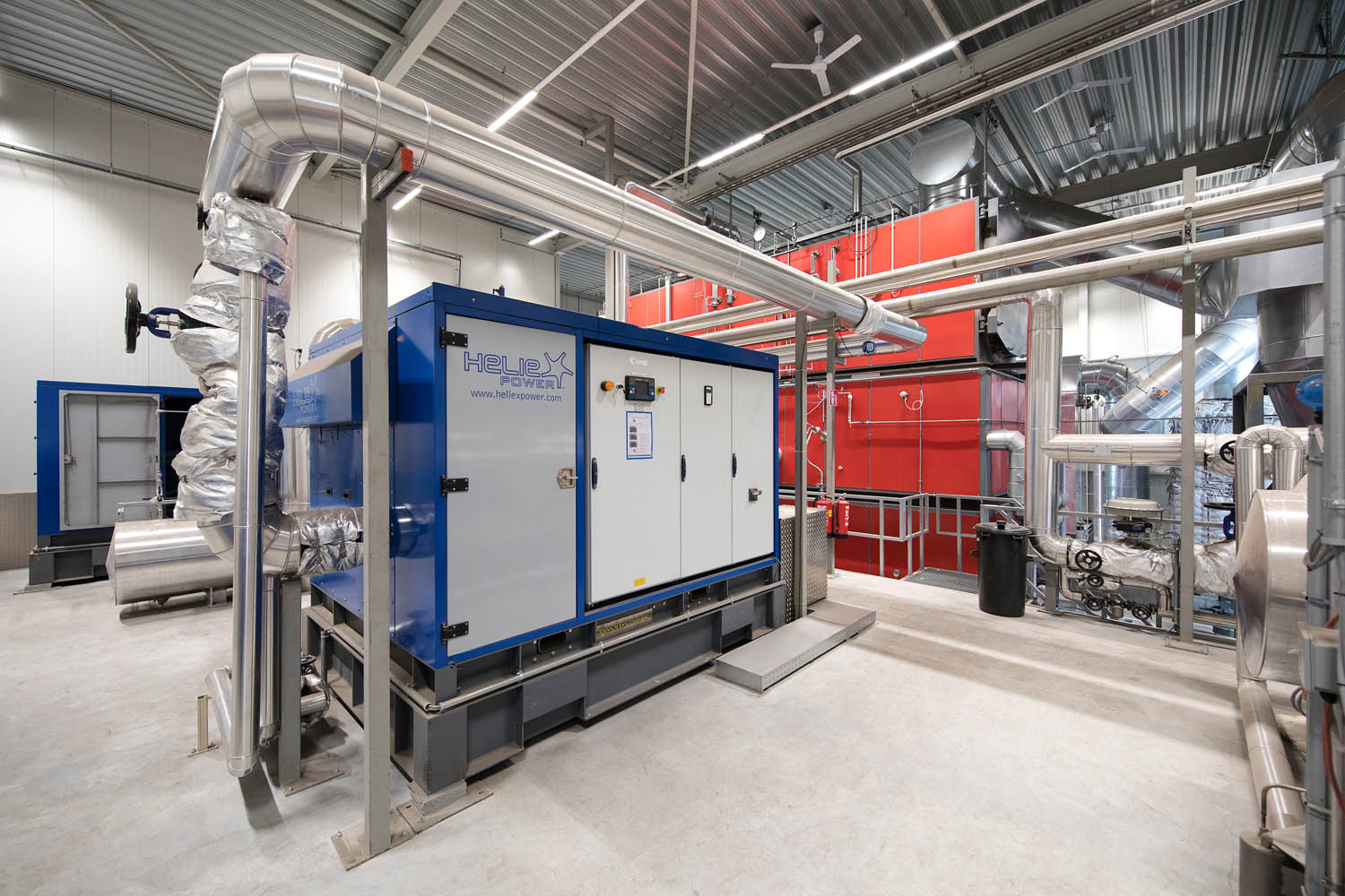Hoppenbrouwers Techniek werkte mee aan een project in de biomassacentrale bij Dongen Pallets