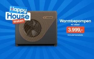 happy house weken warmtepomp actie